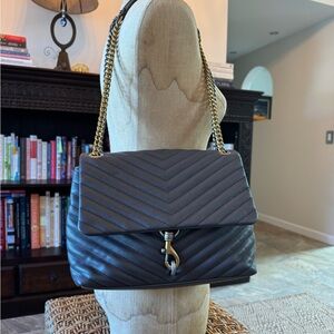 Rebecca Minkoff Taupe Quilted Shoulder Bag